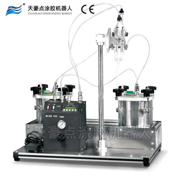 气压式双液定量点涂胶机